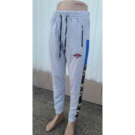 Фотография Штаны спортивные мужские A01-121 l.grey р.S-2XL "4 Seasons" недорого оптом от прямого поставщика