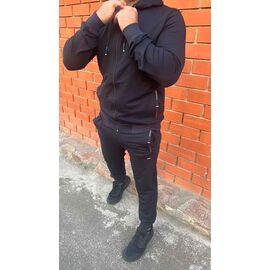 Фотография Костюм спортивный мужской A01-125 black р.S-2XL "4 Seasons" недорого оптом от прямого поставщика