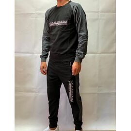 Фотография Костюм спортивный мужской A01-33 black р.S-2XL "4 Seasons" недорого оптом от прямого поставщика