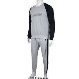 Фотография Костюм спортивный мужской A01-37 l.grey р.S-2XL "4 Seasons" недорого оптом от прямого поставщика