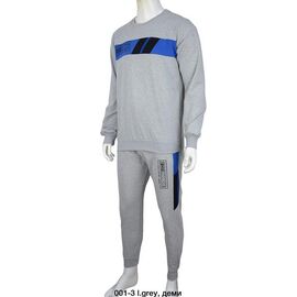 Фотография Костюм спортивный мужской A01-39 l.grey р.S-2XL "4 Seasons" недорого оптом от прямого поставщика
