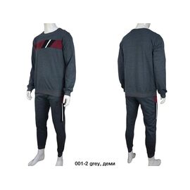 Фотография Костюм спортивный мужской A01-40 d.grey р.S-2XL "4 Seasons" недорого оптом от прямого поставщика