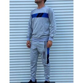 Фотография Костюм спортивный мужской A01-45 l.grey р.S-2XL "4 Seasons" недорого оптом от прямого поставщика