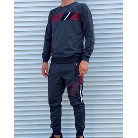 Фотография Костюм спортивный мужской A01-46 grey р.S-2XL "4 Seasons" недорого оптом от прямого поставщика