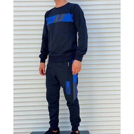Фотография Костюм спортивный мужской A01-47 navy р.S-2XL "4 Seasons" недорого оптом от прямого поставщика