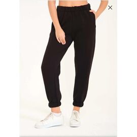 Фотография Штаны спортивные женские тёплые A01-77 black р.50-58 "4 Seasons" недорого оптом от прямого поставщика