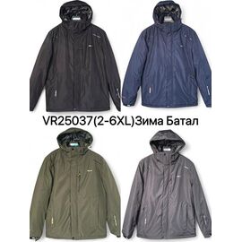 Куртка чоловіча зимова 25037 black р.2XL-6XL "LeHung" недорого оптом від прямого постачальника