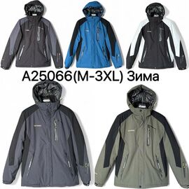 Куртка чоловіча зимова 25066 khaki р.M-3XL "LeHung" недорого оптом від прямого постачальника