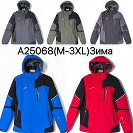 Куртка чоловіча зимова 25068 d.grey р.M-3XL "LeHung" недорого оптом від прямого постачальника