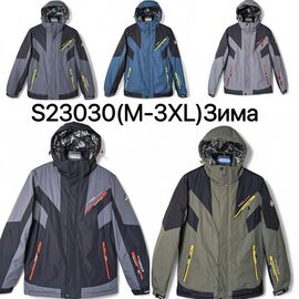 Куртка чоловіча зимова S23030 l.grey р.M-3XL "LeHung" недорого оптом від прямого постачальника