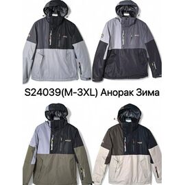 Куртка чоловіча зимова S24039 black р.M-3XL "LeHung" недорого оптом від прямого постачальника