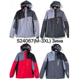 Куртка чоловіча зимова S24067 black р.M-3XL "LeHung" недорого оптом від прямого постачальника