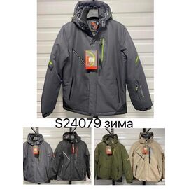 Куртка чоловіча зимова S24079 black р.M-3XL "LeHung" недорого оптом від прямого постачальника