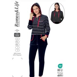 Костюм жіночий 2008 navy р.L-2XL "Cotpark" недорого оптом від прямого постачальника