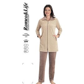 Костюм жіночий 2299 beige р.L-2XL "Cotpark" недорого оптом від прямого постачальника