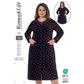 Халат жіночий 3390 red р.XL-5XL "Cotpark" недорого оптом від прямого постачальника