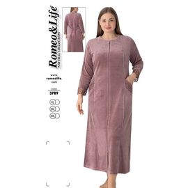 Халат жіночий 3789 powder р.XL-3XL "Cotpark" недорого оптом від прямого постачальника