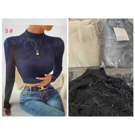 Фотография Топ женский 101 black р.one size "Aidin-шик шок" недорого оптом от прямого поставщика