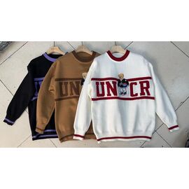 Фотография Свитер женский 6618 brown р.one size "Aidin-шик шок" недорого оптом от прямого поставщика