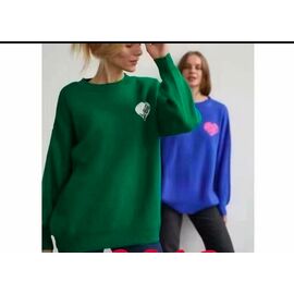 Фотография Свитер женский 8812 blue р.one size "Aidin-шик шок" недорого оптом от прямого поставщика