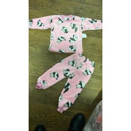 Фотография Пижама детская тёплая на девочку BG485 pink р.26-34 "Boys&Girls" недорого оптом от прямого поставщика