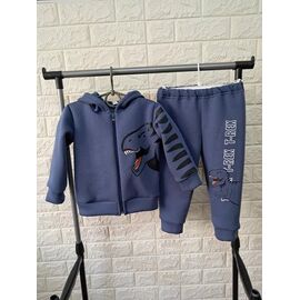 Фотография Костюм детский спортивный тёплый на мальчика BG514 blue р.1-3 "Boys&Girls" недорого оптом от прямого поставщика