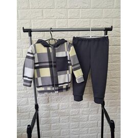 Фотография Костюм детский спортивный тёплый на мальчика BG518 grey р.1-3 "Boys&Girls" недорого оптом от прямого поставщика