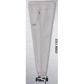 Фотография Штаны спортивные мужские утеплённые 1122-1P l.grey р.2XL-6XL "AZT" недорого оптом от прямого поставщика