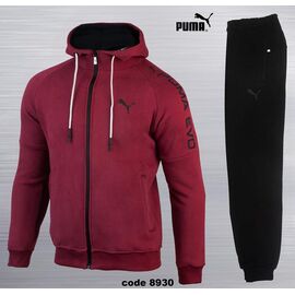 Фотография Костюм спортивный мужской 8930-2 wine р.S-2XL "AZT" недорого оптом от прямого поставщика