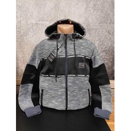 Кофта спортивна чоловіча LS11 grey р.M-2XL "4 Seasons" недорого оптом від прямого постачальника