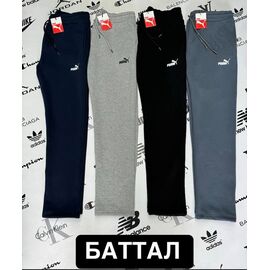 Штани спортивні чоловічі утеплені F574 grey р.3XL-5XL "F.T.H" недорого оптом від прямого постачальника