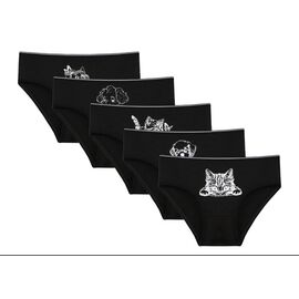 Фотография Трусы детские на девочку 4171SB3 black р.6-7 "Disneyopt kids" недорого оптом от прямого поставщика