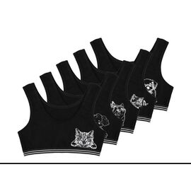 Фотография Топик детский на девочку 4571SB3 black р.4-5 "Disneyopt kids" недорого оптом от прямого поставщика