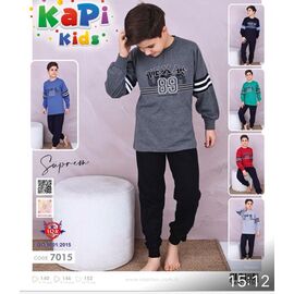 Фотография Пижама детская на мальчика 7015 l.grey р.11-15 "Disneyopt kids" недорого оптом от прямого поставщика