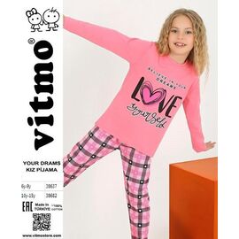 Фотография Пижама детская на девочку 38682 pink р.9-15 "Disneyopt kids" недорого оптом от прямого поставщика