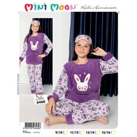 Фотография Пижама детская тёплая на девочку 6460 purple р.9-16 "Disneyopt kids" недорого оптом от прямого поставщика