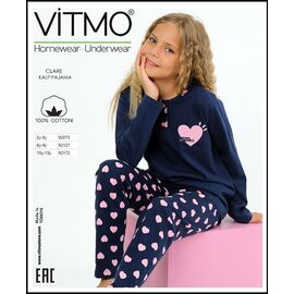 Фотография Пижама детская на девочку 92073 navy р.1-5 "Disneyopt kids" недорого оптом от прямого поставщика