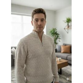 Светр чоловічий MR44 beige р.L-2XL "Moranny" недорого оптом від прямого постачальника