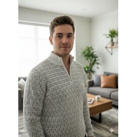 Светр чоловічий MR46 grey р.L-2XL "Moranny" недорого оптом від прямого постачальника