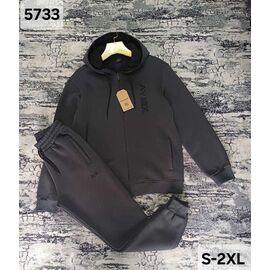 Костюм спортивний чоловічий 5733 d.grey р.S-2XL "Moranny" недорого оптом від прямого постачальника