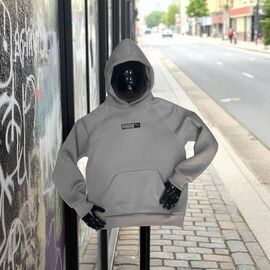 Фотография Худи мужской NE81 grey р.M-2XL "Newe Esto" недорого оптом от прямого поставщика