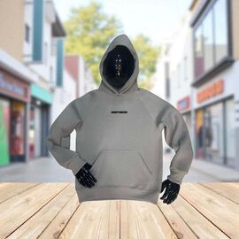 Фотография Худи мужской NE84 grey р.M-2XL "Newe Esto" недорого оптом от прямого поставщика