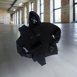 Фотография Костюм спортивный мужской NE99 black р.M-2XL "Newe Esto" недорого оптом от прямого поставщика