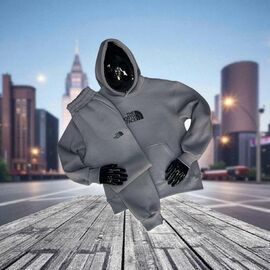 Фотография Костюм спортивный мужской NE128 grey р.M-2XL "Newe Esto" недорого оптом от прямого поставщика
