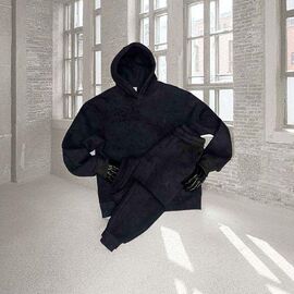 Фотография Костюм спортивный мужской NE132 black р.M-2XL "Newe Esto" недорого оптом от прямого поставщика