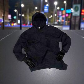Фотография Костюм спортивный мужской NE134 black р.M-2XL "Newe Esto" недорого оптом от прямого поставщика