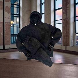 Фотография Костюм спортивный мужской NE137 black р.M-2XL "Newe Esto" недорого оптом от прямого поставщика