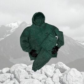 Фотография Костюм спортивный мужской NE139 green р.M-2XL "Newe Esto" недорого оптом от прямого поставщика
