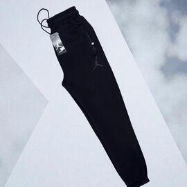 Штани спортивні чоловічі утеплені NE285 black р.S-2XL "Newe Esto" недорого оптом від прямого постачальника