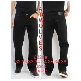 Джинси чоловічі 6820 black р.32-38 "Resalsa" недорого оптом від прямого постачальника
